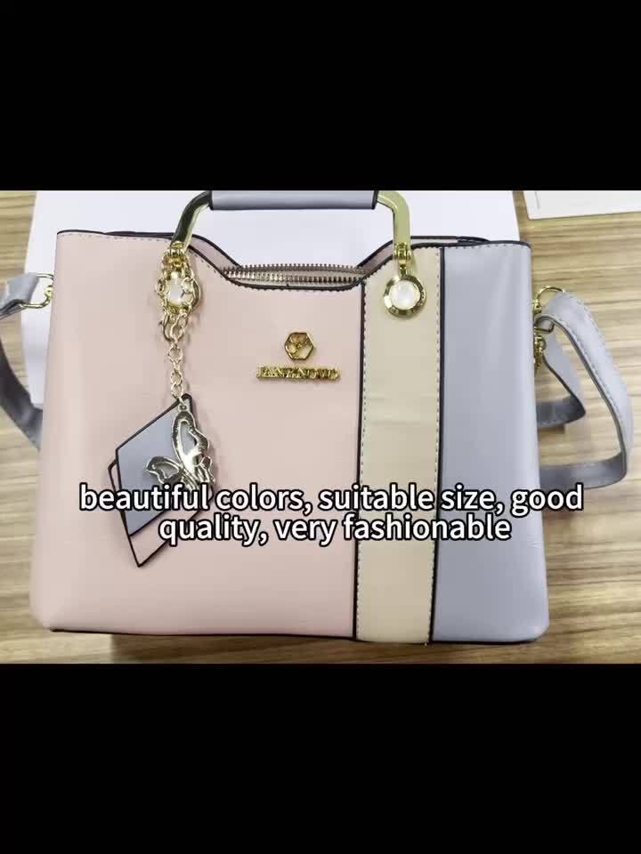 Fashion Color Block Tote – Casual Large Shoulder Bag for Women’s Daily Essentials