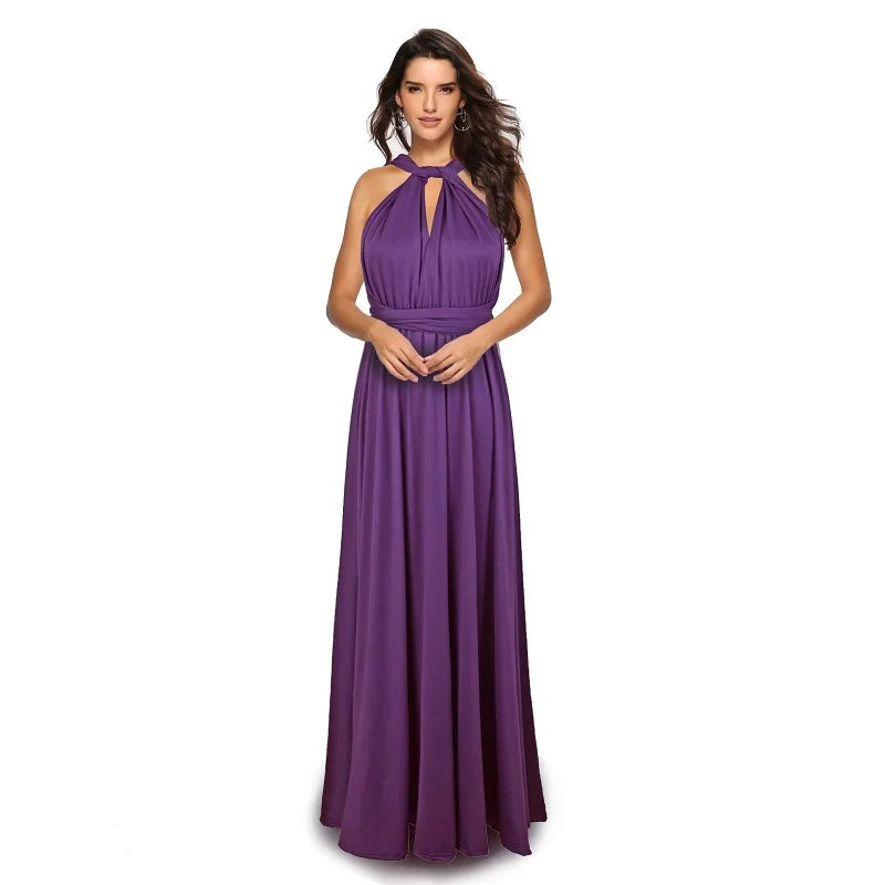 "One Dress, Endless Styles – Convertible Maxi Magic! "