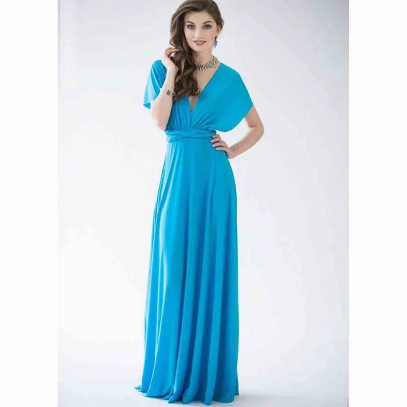 "One Dress, Endless Styles – Convertible Maxi Magic! "