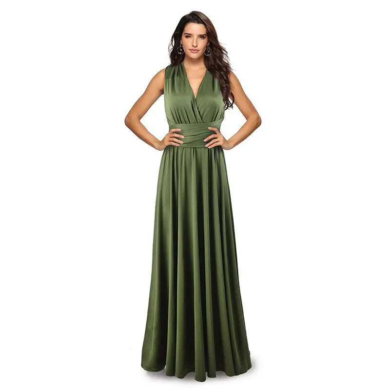 "One Dress, Endless Styles – Convertible Maxi Magic! "