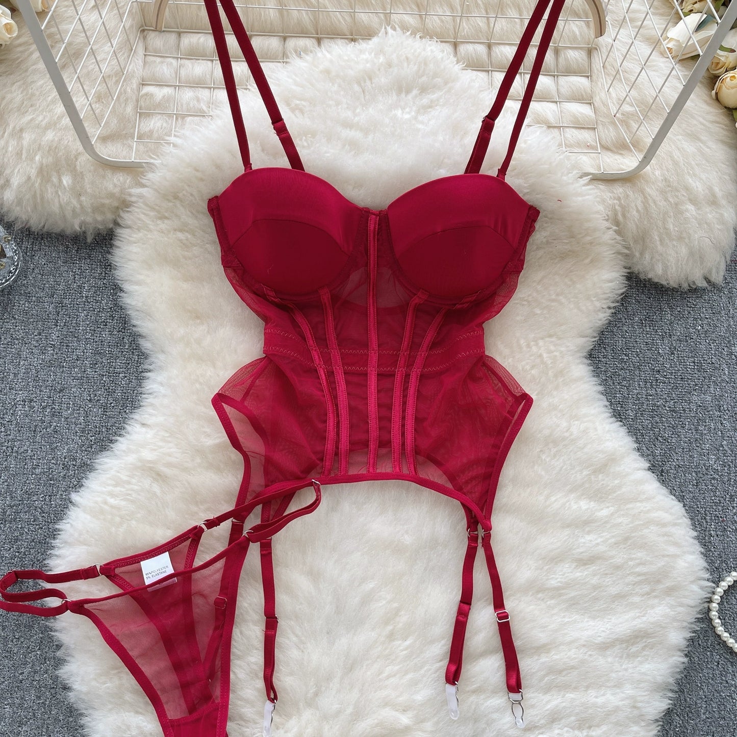 Women’s Erotic Mesh Underwire Bra & Panty Set – CHILLGIO Intimates