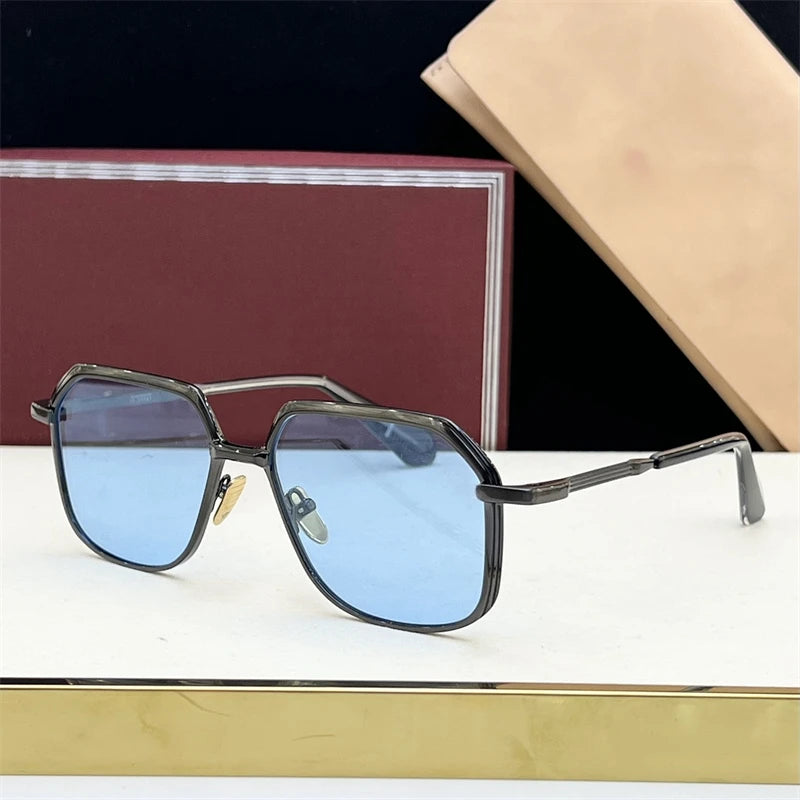 Stylish Alloy Frame Sunglasses – Unisex Retro Square Shades by AIDA