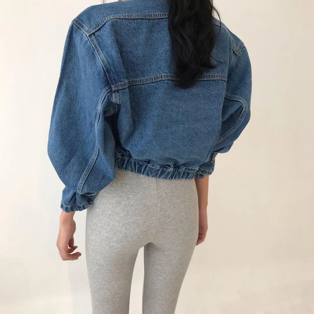 Sexy Y2K Style Denim Shirt Jacket – Cropped Street Fashion for Women