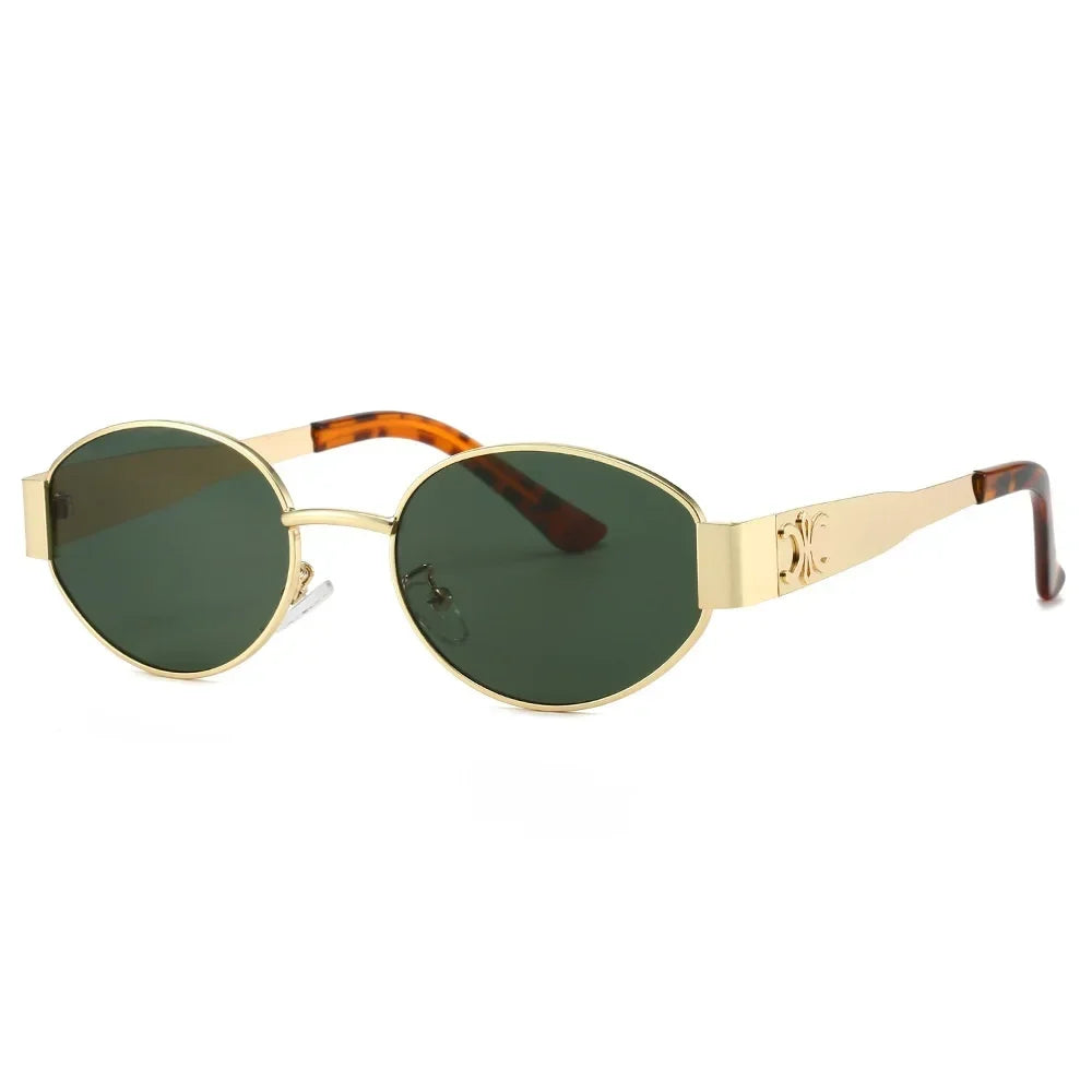 Unisex Fashion Metal Frame Sunglasses – Stylish Designer UV400 Shades