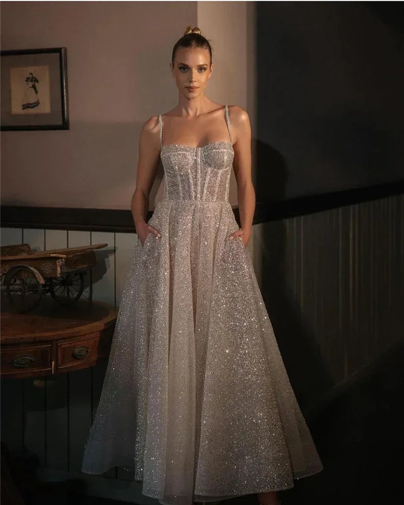 Women's Glamorous Evening Gown – Elegant Dress for Weddings, Prom & Formal Events