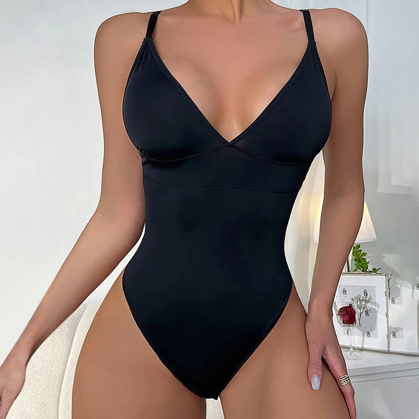 Slimming Seamless Bodysuit – Tummy Control Shapewear One-Piece