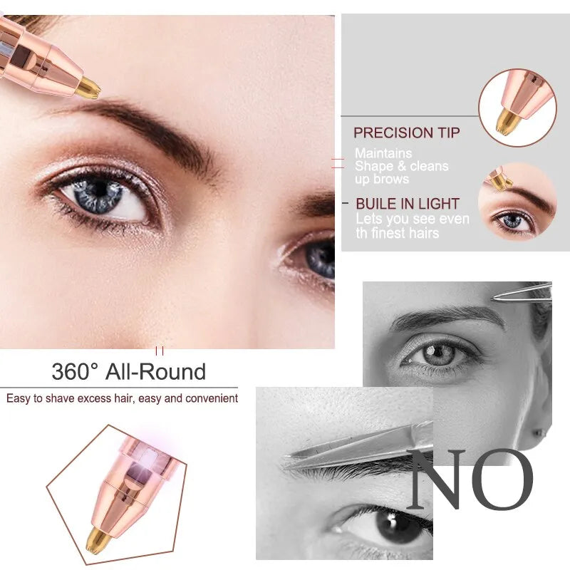 Flawless Skin Duo – Eyebrow Shaper & Facial Epilator for Women