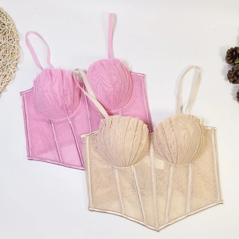 Women’s Romantic Lingerie – Sexy Bra and Underwear Corset Set