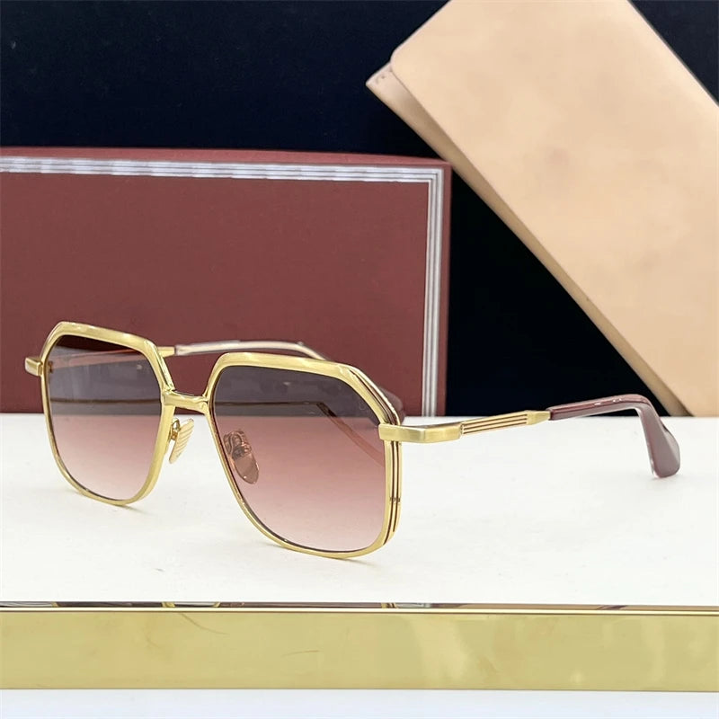 Stylish Alloy Frame Sunglasses – Unisex Retro Square Shades by AIDA
