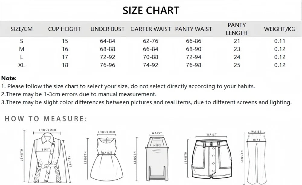 Women’s Luxury Embroidery Lingerie Set – 4Pcs Erotic See-Through Garter Intimate Kit