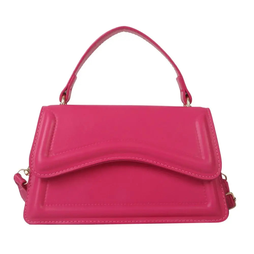Elegant PU Leather Tote – Small Messenger Shoulder Bag for Ladies