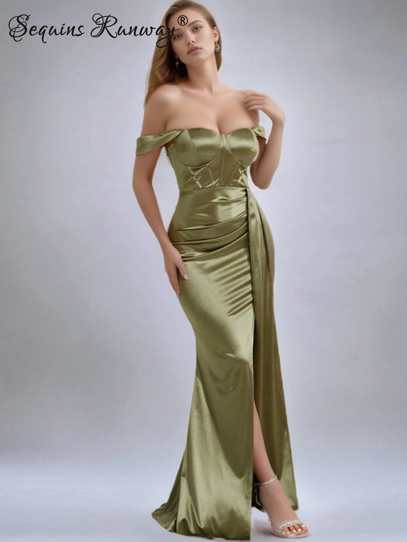 Luxury Birthday Party Dress – Satin Slip Corset Gown for Women, Summer 2025