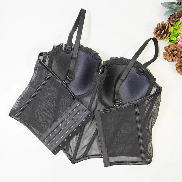 Women’s Romantic Lingerie – Sexy Bra and Underwear Corset Set
