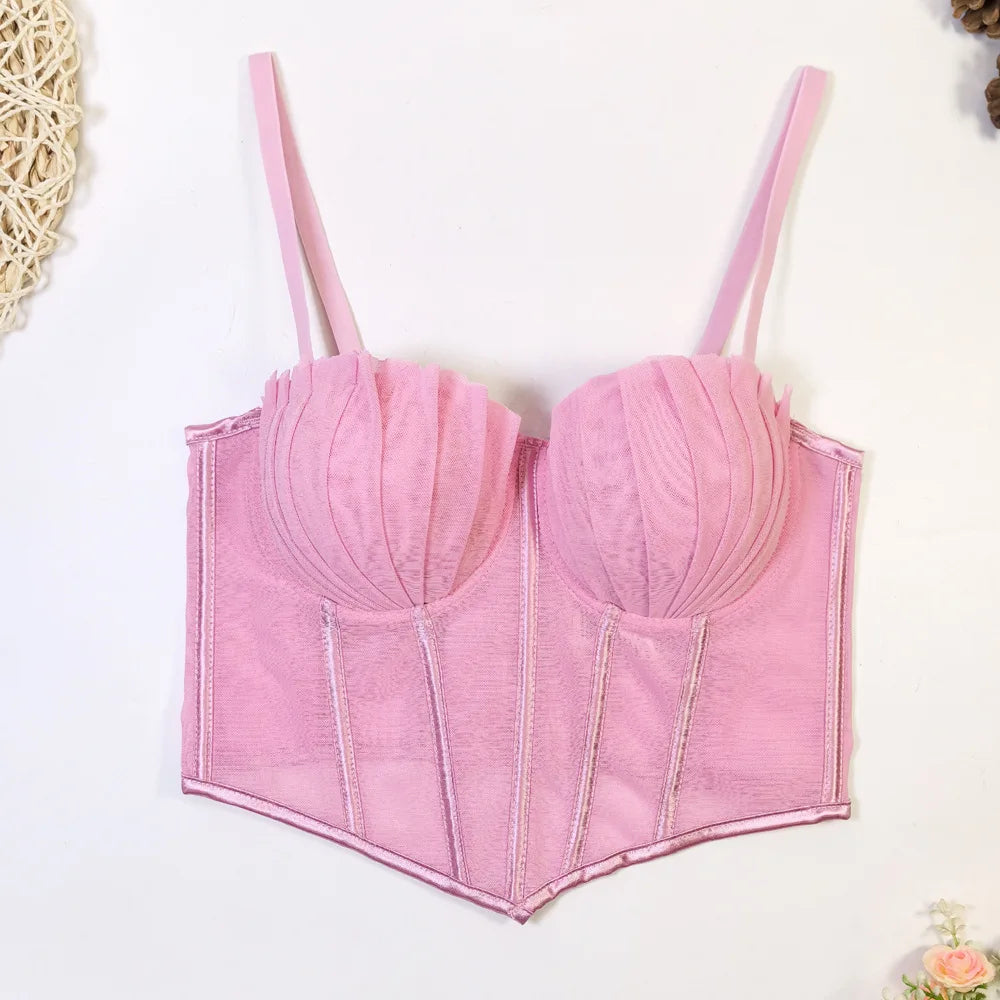 Women’s Romantic Lingerie – Sexy Bra and Underwear Corset Set