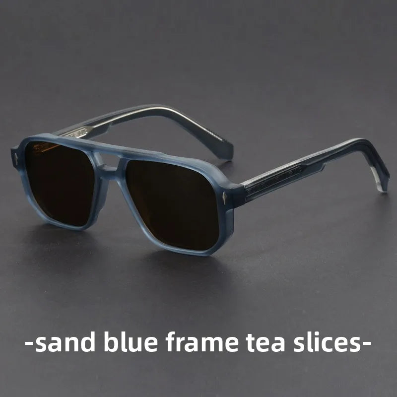 Trendy Matte Navy Pilot Sunglasses – Bold Statement Eyewear 2025