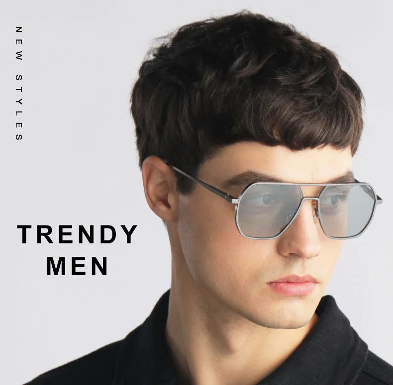 Unisex Aluminum Chameleon Sunglasses – CLLOIO Polarized UV Protection Eyewear