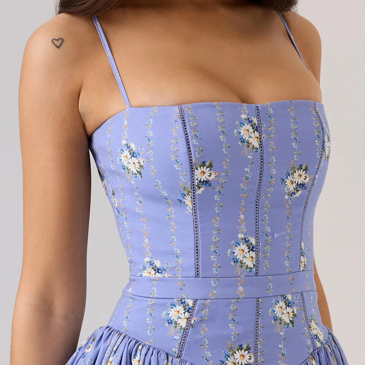 Floral Elegance – Mingmingxi Spaghetti Strap Maxi Party Dress for Summer