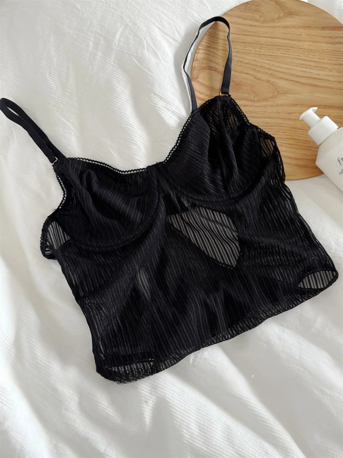 Halter Neck Lace Bodysuit – Sexy One-Piece Mesh Lingerie for Women