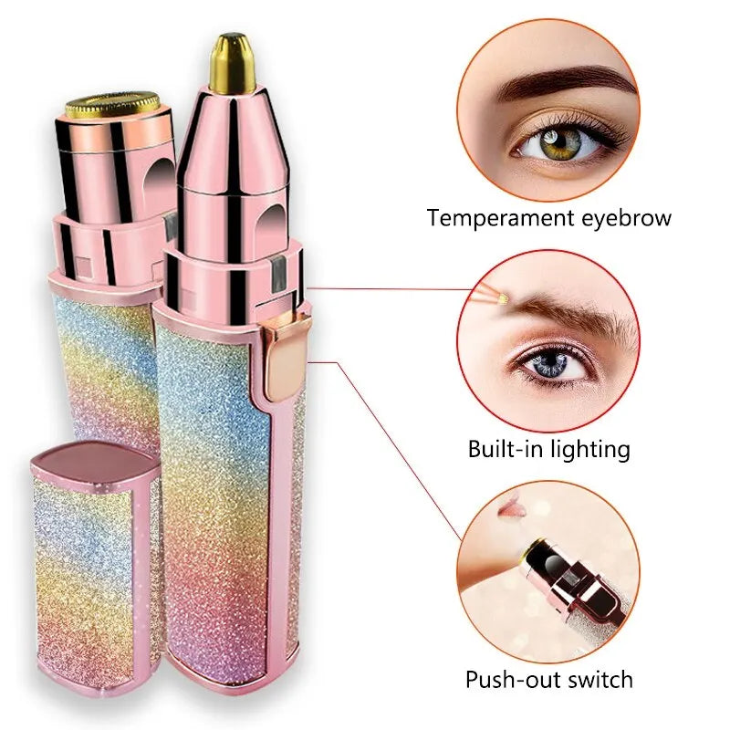 Flawless Skin Duo – Eyebrow Shaper & Facial Epilator for Women