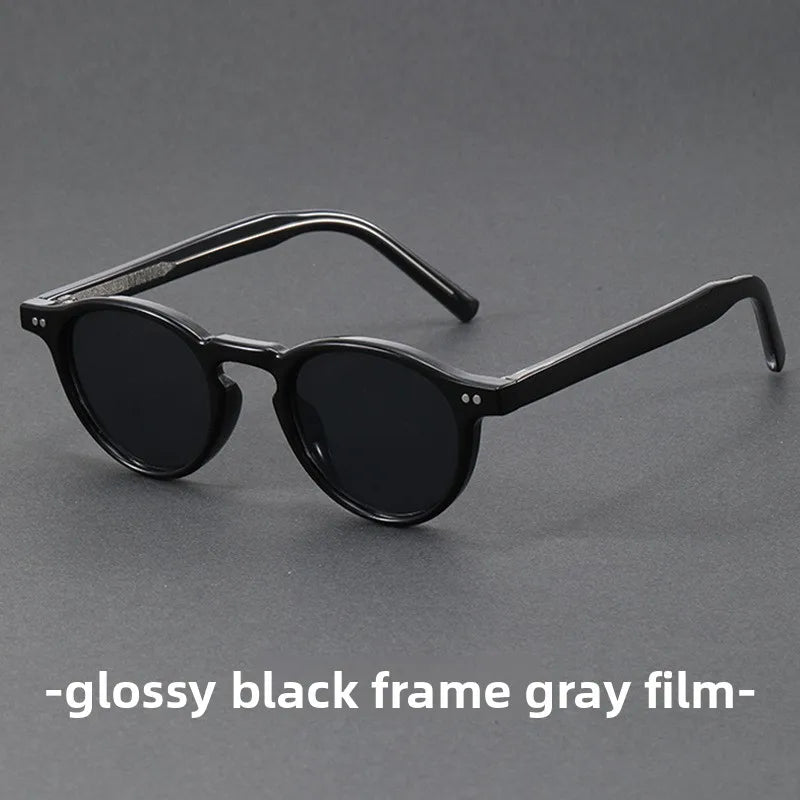 Trendy Small Circle Sunglasses – Internet Celebrity Style for Men & Women