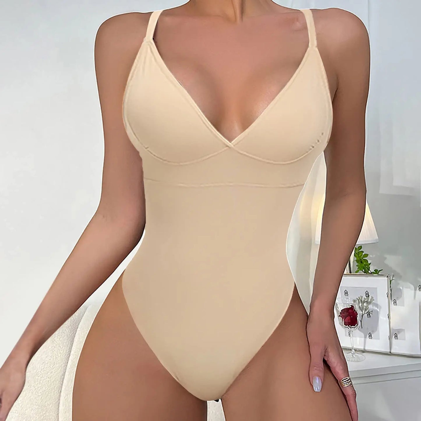 Slimming Seamless Bodysuit – Tummy Control Shapewear One-Piece