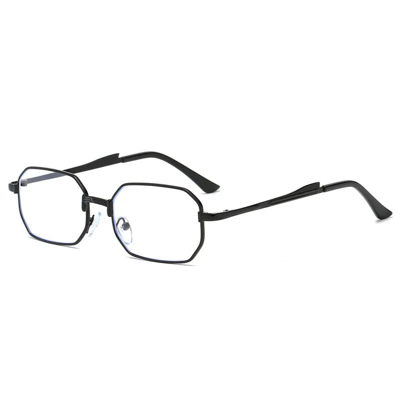 Classic Narrow Metal Sunglasses – Sleek Rectangle Design for Men & Women