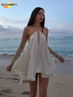 High Street Summer Vestido – Chic Sleeveless Off-Shoulder Dress 2025