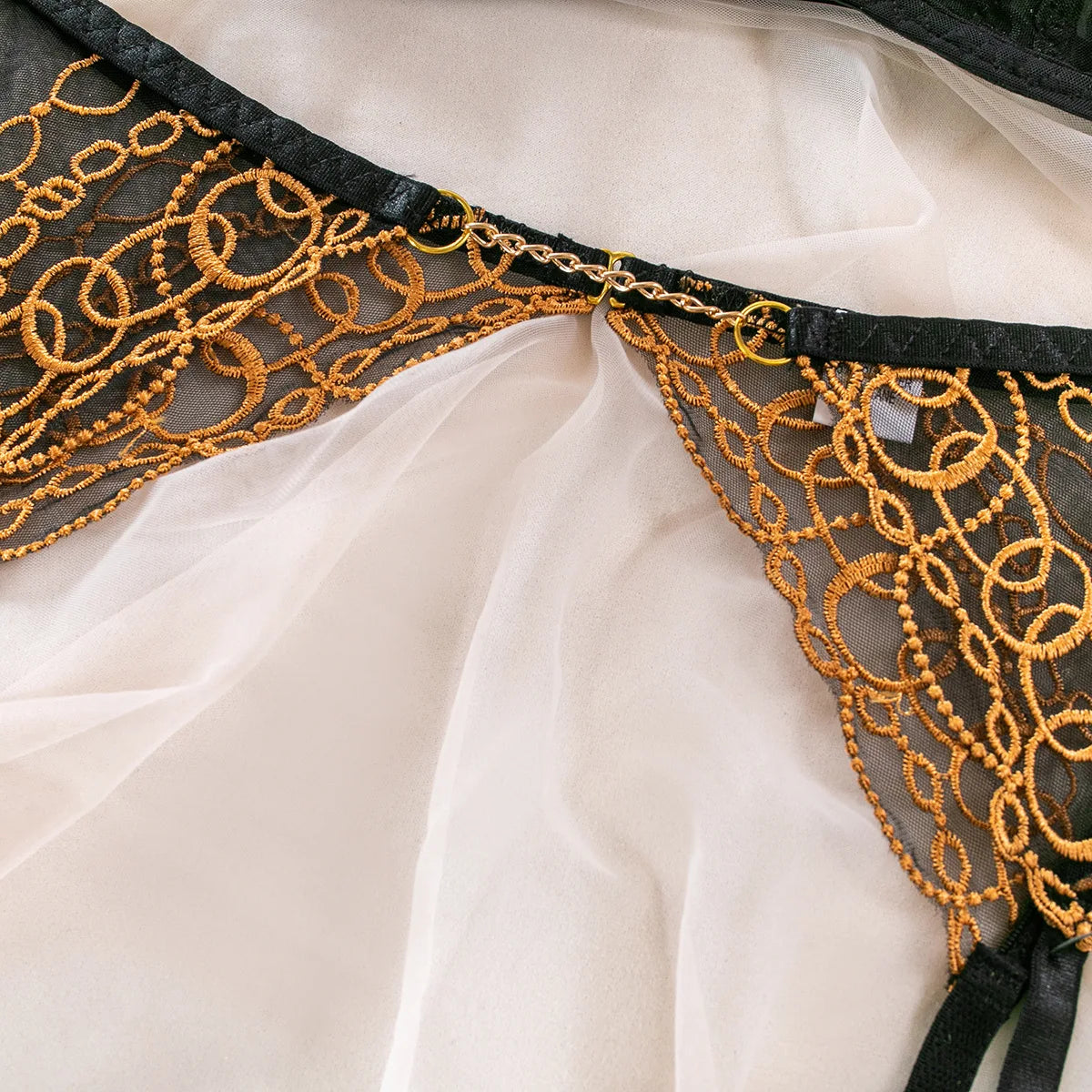 Romantic Lace Intimates – See-Through Bra & Panty Set for Women