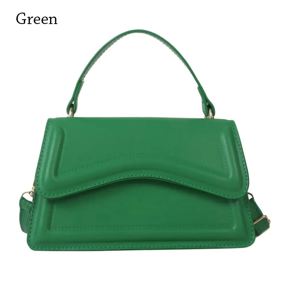 Elegant PU Leather Tote – Small Messenger Shoulder Bag for Ladies