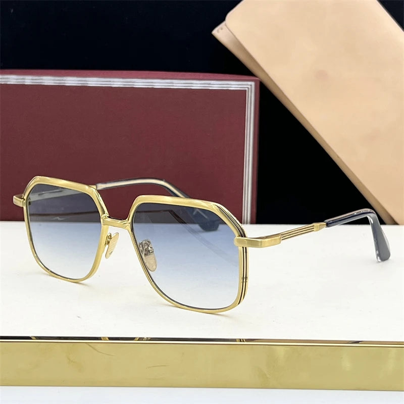Stylish Alloy Frame Sunglasses – Unisex Retro Square Shades by AIDA