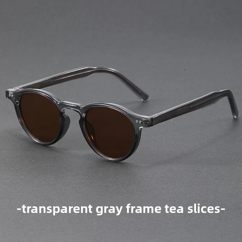 Trendy Small Circle Sunglasses – Internet Celebrity Style for Men & Women