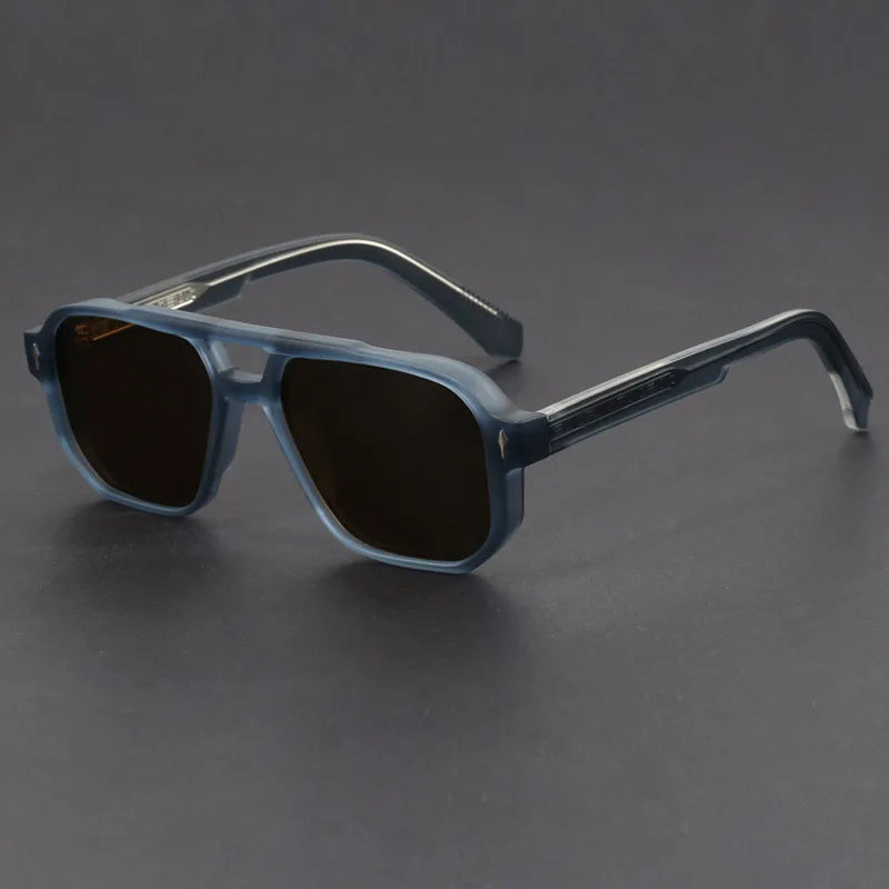 Trendy Matte Navy Pilot Sunglasses – Bold Statement Eyewear 2025