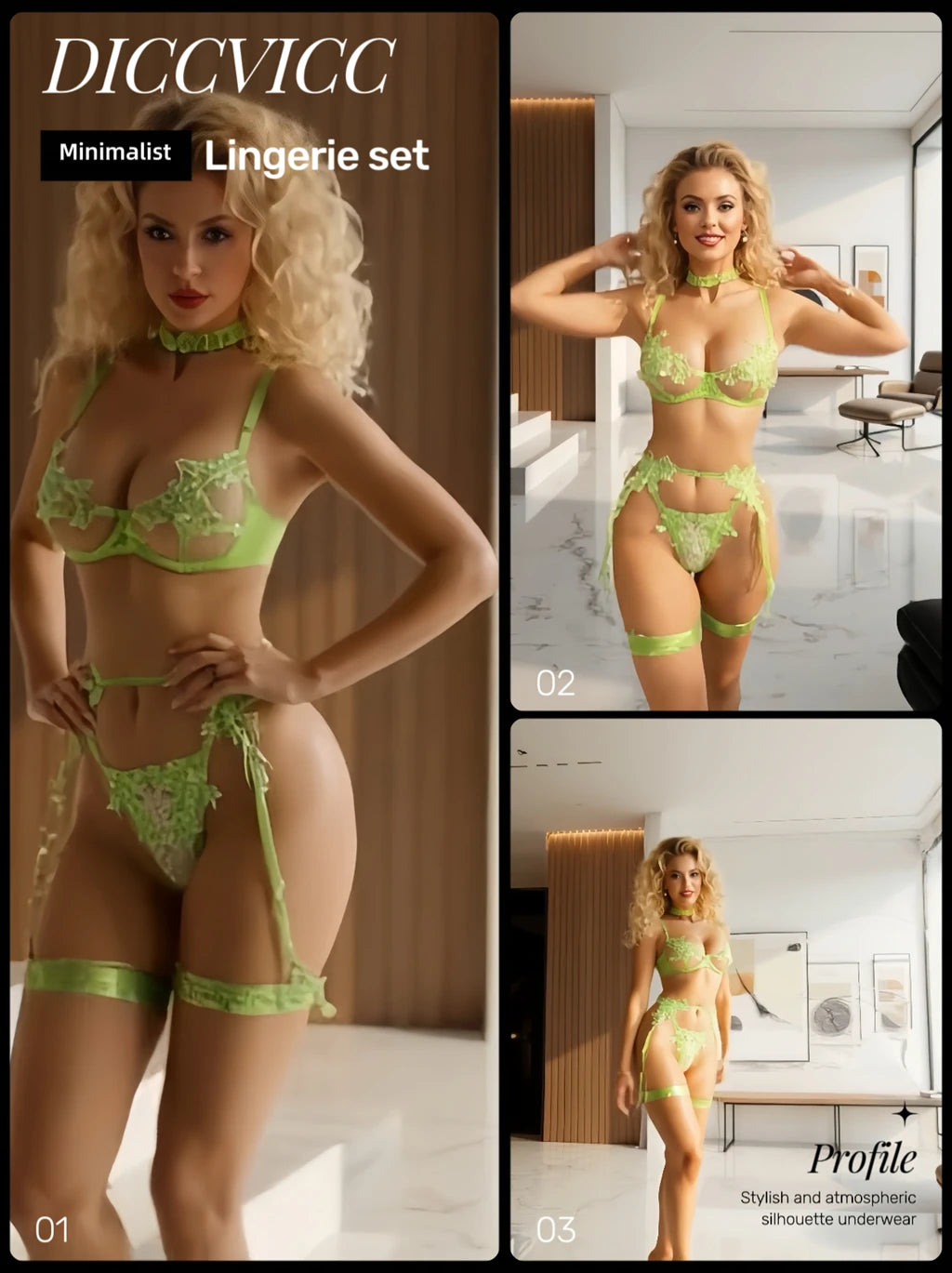 Uncensored Elegance – Sexy Floral Open Bra & Thong Underwear