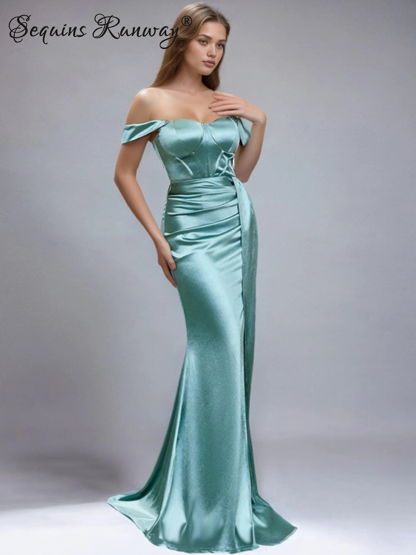 Luxury Birthday Party Dress – Satin Slip Corset Gown for Women, Summer 2025