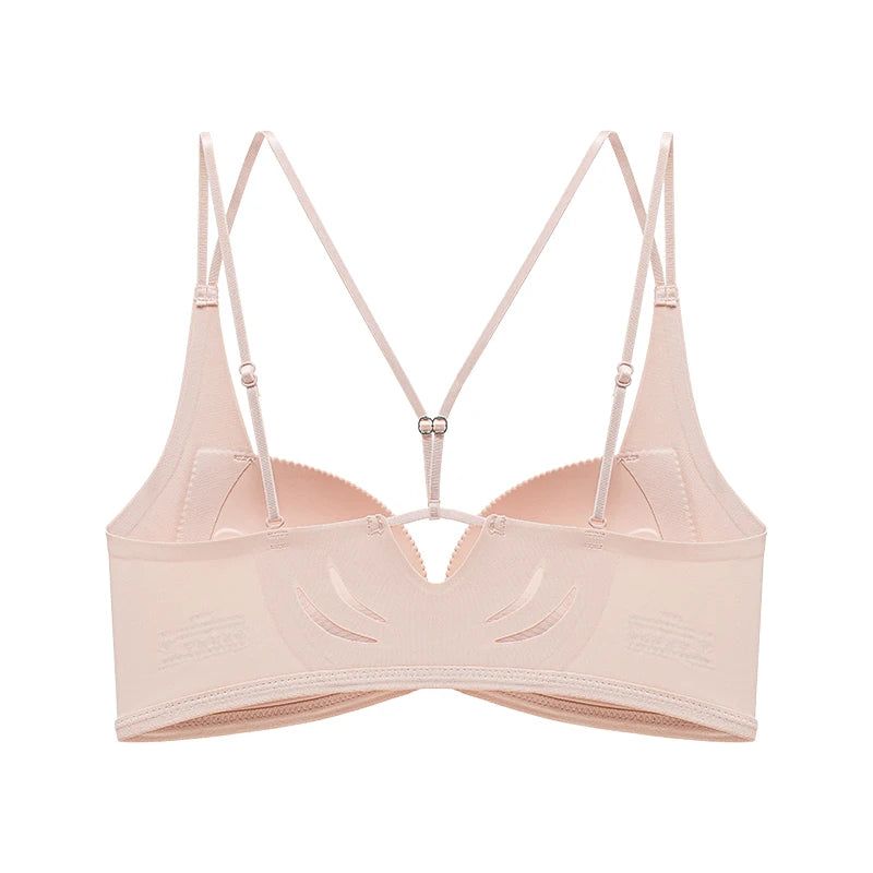 Cross-Back Adjustable Lift Bra – Anti-Sag, Front Closure Sexy Lingerie