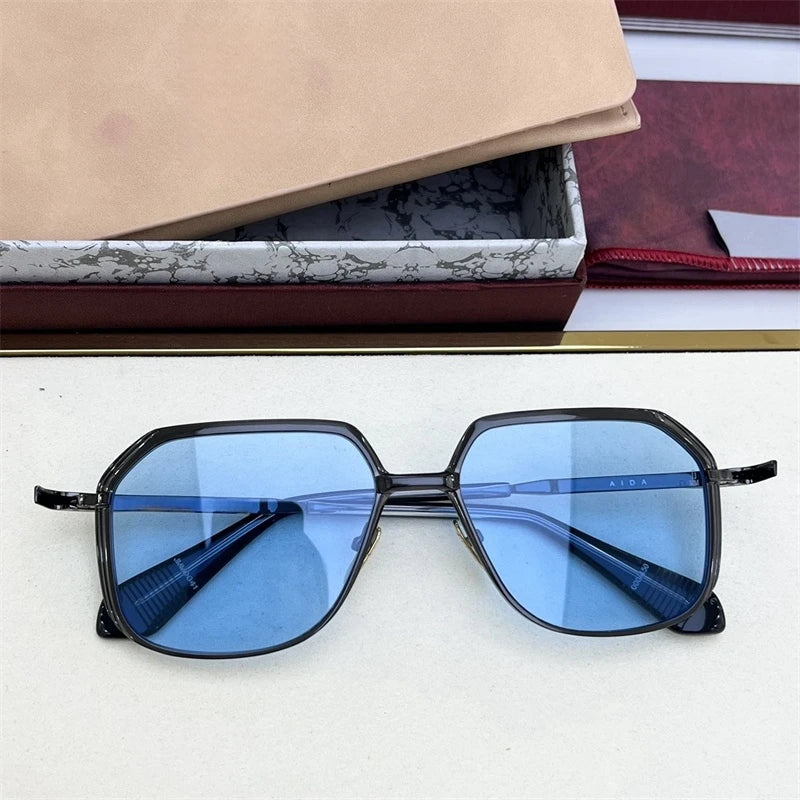 Stylish Alloy Frame Sunglasses – Unisex Retro Square Shades by AIDA