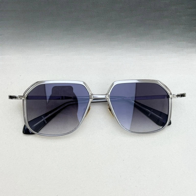 Stylish Alloy Frame Sunglasses – Unisex Retro Square Shades by AIDA