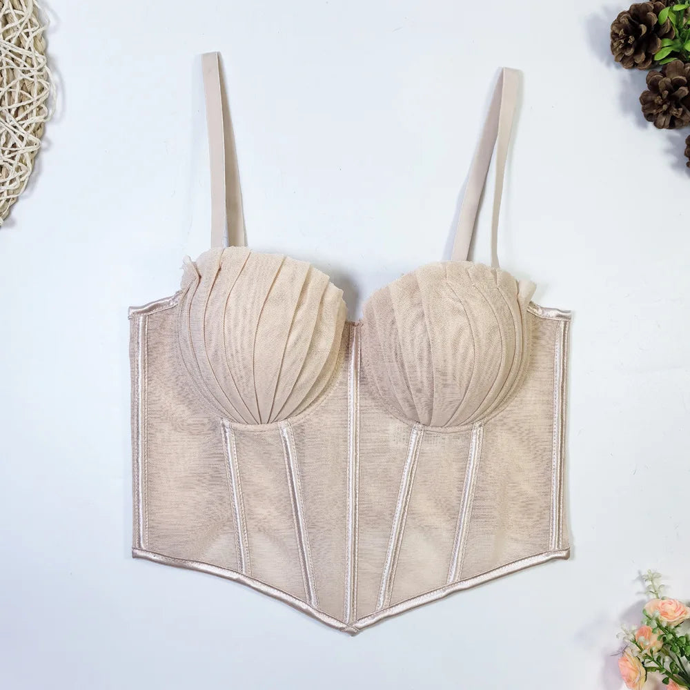 Women’s Romantic Lingerie – Sexy Bra and Underwear Corset Set
