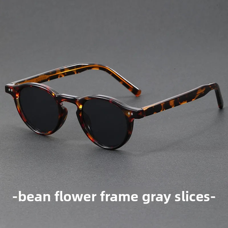 Trendy Small Circle Sunglasses – Internet Celebrity Style for Men & Women