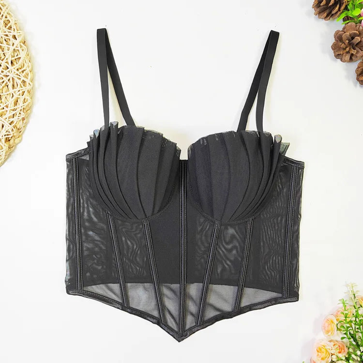 Women’s Romantic Lingerie – Sexy Bra and Underwear Corset Set