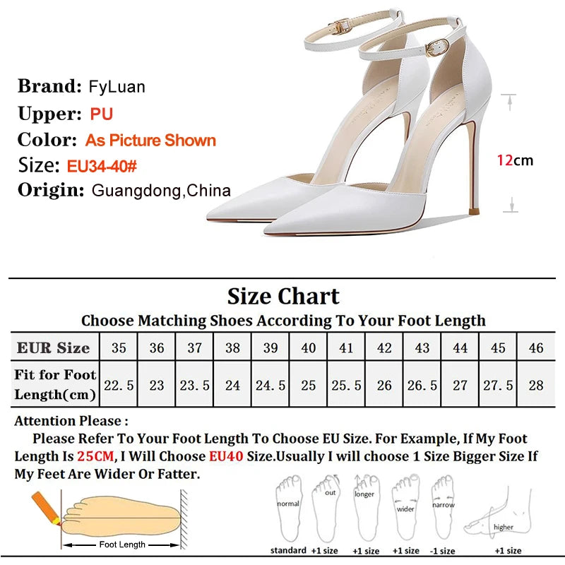 Spring Summer Fashion Sheepskin Heels – Women’s Buckle Strap Sandals (6–12cm)