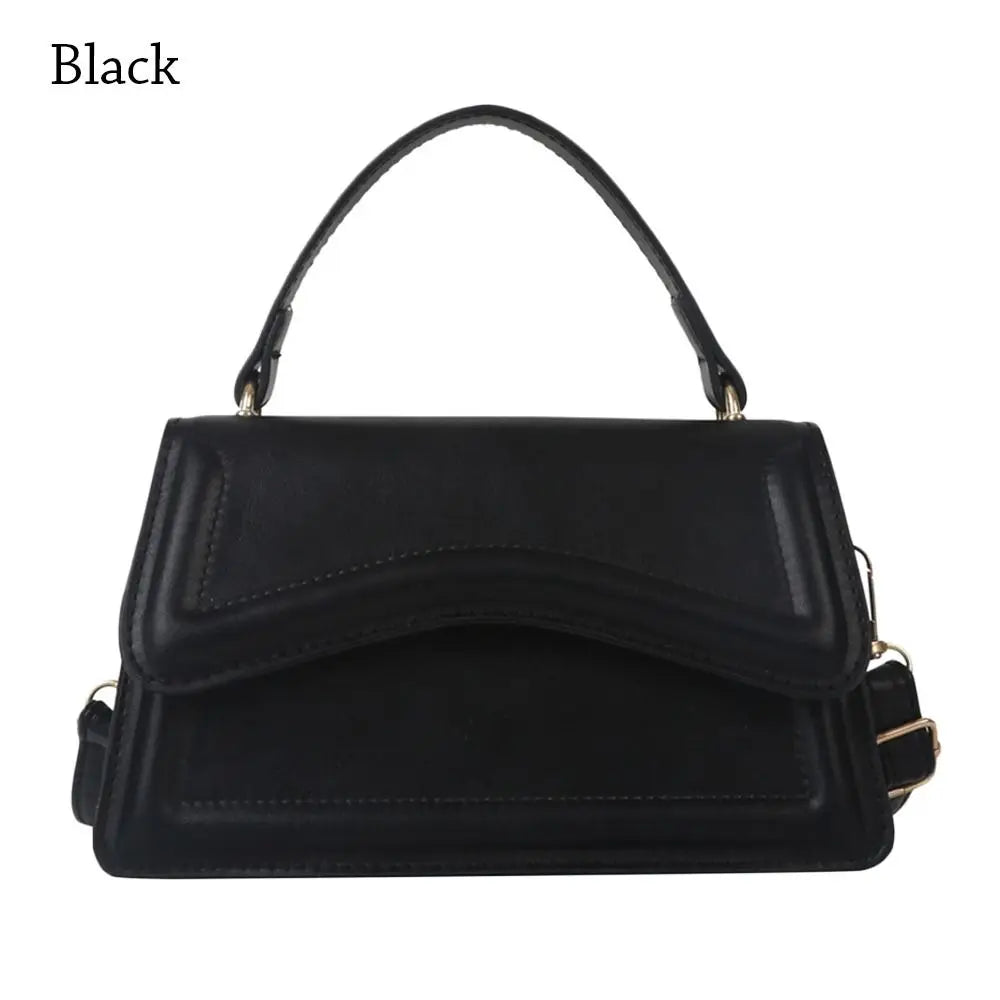 Elegant PU Leather Tote – Small Messenger Shoulder Bag for Ladies
