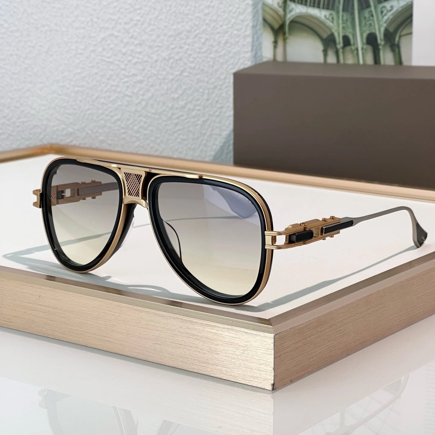 High-End DTS460 Pilot Sunglasses – Elegant Outdoor Eyewear for All