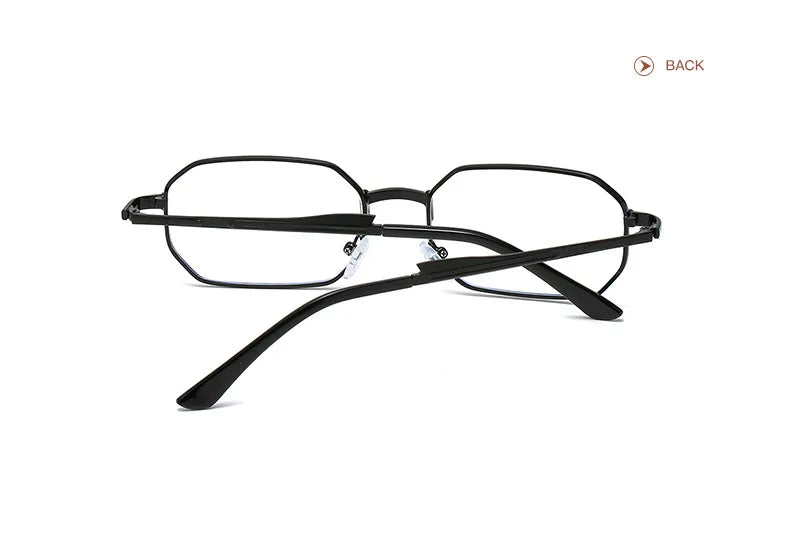 Classic Narrow Metal Sunglasses – Sleek Rectangle Design for Men & Women