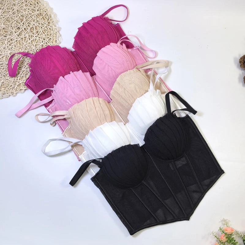 Women’s Romantic Lingerie – Sexy Bra and Underwear Corset Set