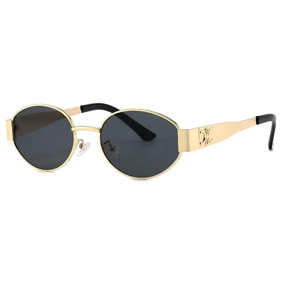 Unisex Fashion Metal Frame Sunglasses – Stylish Designer UV400 Shades