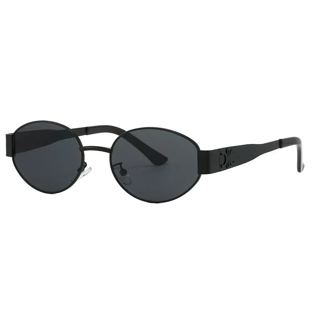 Unisex Fashion Metal Frame Sunglasses – Stylish Designer UV400 Shades