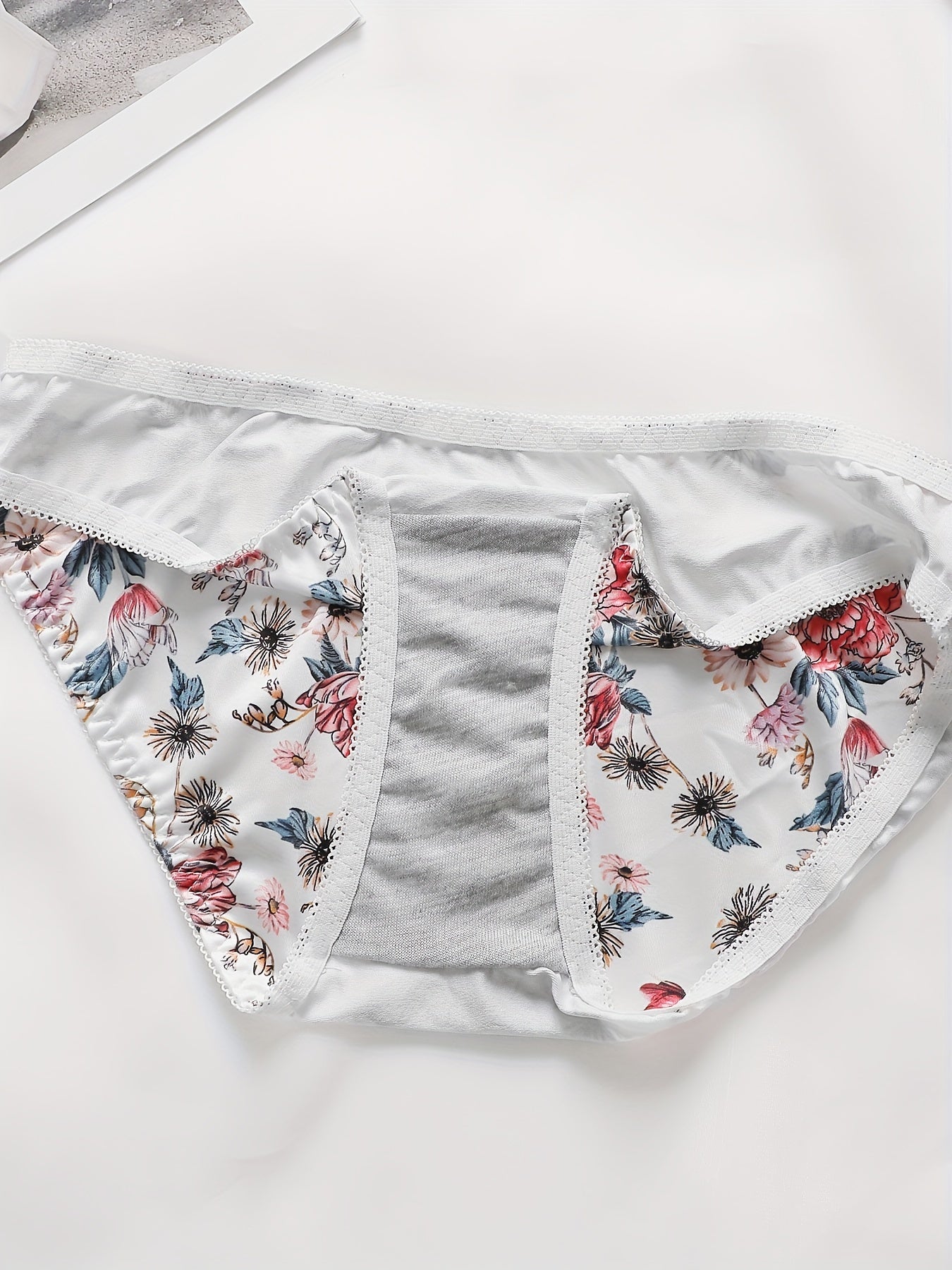 Romantic Floral Push-Up Set – Seamless Bra & Panty Duo for Women