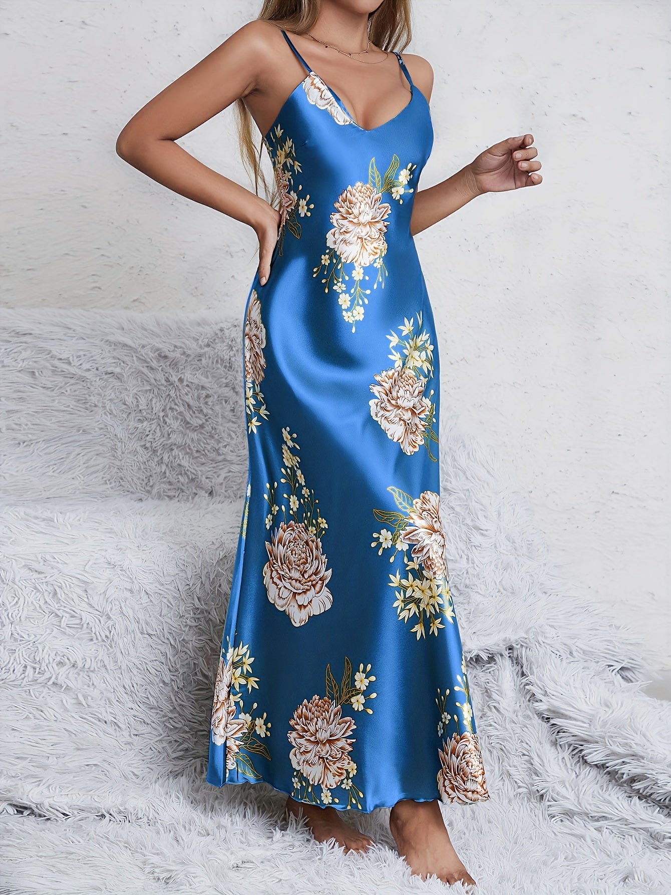 Romantic Floral Slip Dress – Summer Seduction in Bloom