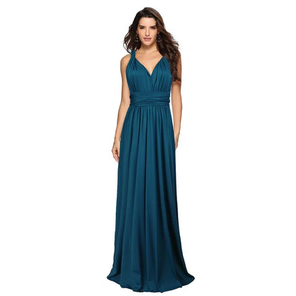 "One Dress, Endless Styles – Convertible Maxi Magic! "